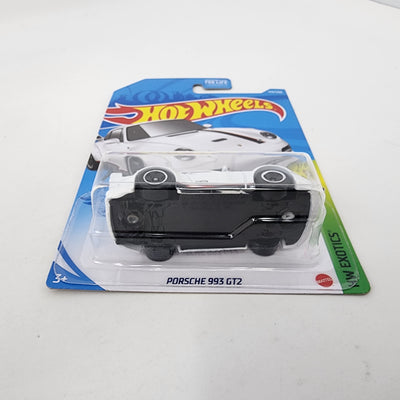 Porsche 993 GT2 #174 * WHITE * Hot Wheels 2021