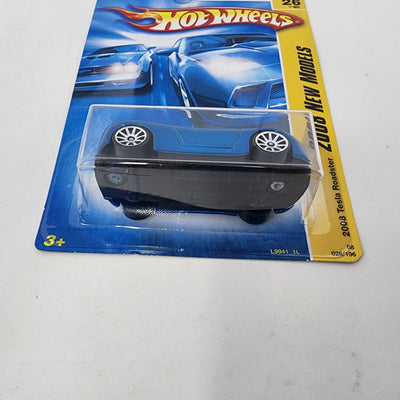 2008 Tesla Roadster #26 * Blue * Hot Wheels 2008