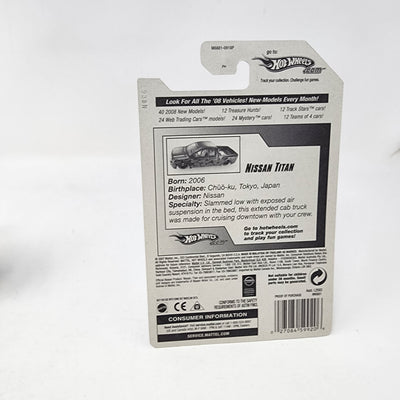 Nissan Titan #139 * Flames * Hot Wheels 2008