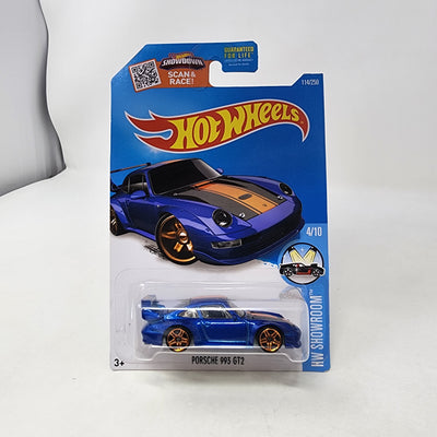 Porsche 993 GT2 #114 * Blue * Hot Wheels 2016