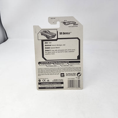 '69 Chevelle #17 * SNOW CARD Target * Hot Wheels 2008