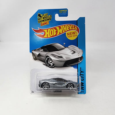 Laferrari #38 * Silver * Hot Wheels 2014
