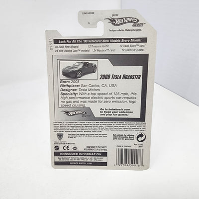 2008 Tesla Roadster #26 * Burgundy * Hot Wheels 2008