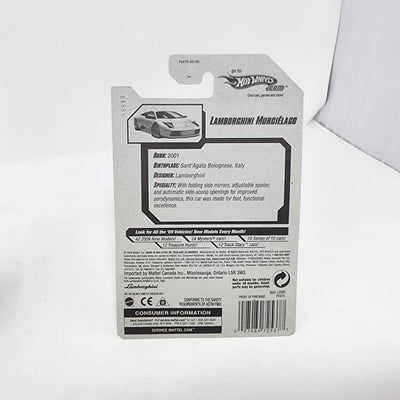 Lamborghini Murcielago * White * Hot Wheels 2009