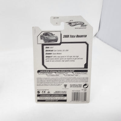2008 Tesla Roadster #26 * Target Snow Card * Hot Wheels 2008