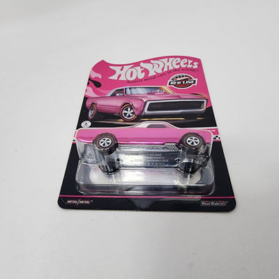 Custom Fleetside * PINK * Brown/Black * Hot Wheels Red Line Club RLC