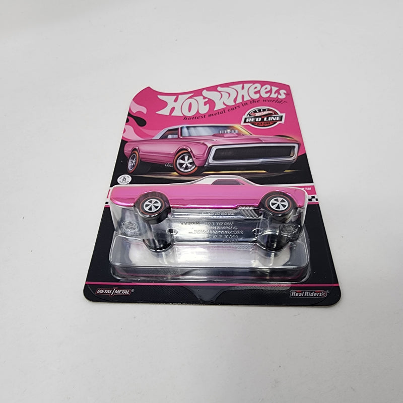 Custom Fleetside * PINK * Brown/Black * Hot Wheels Red Line Club RLC