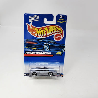 Ferrari F355 Spider #230 * Silver w/ 5sp Rims * Hot Wheels 2000