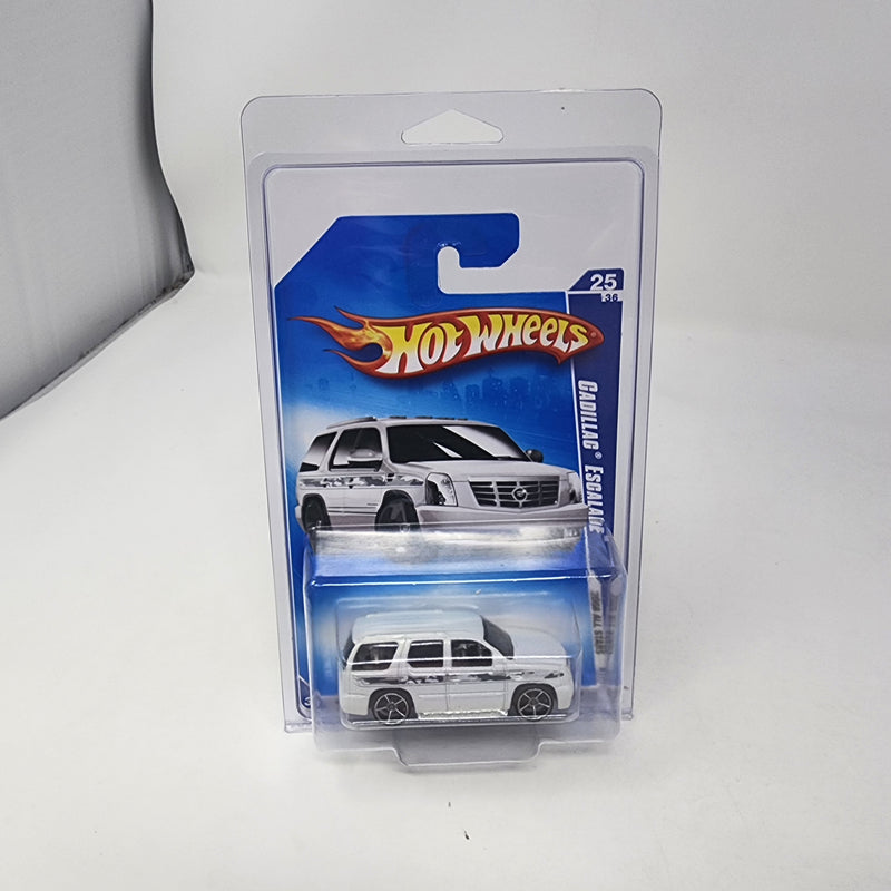 Cadillac Escalade * WHITE * Hot Wheels 2008