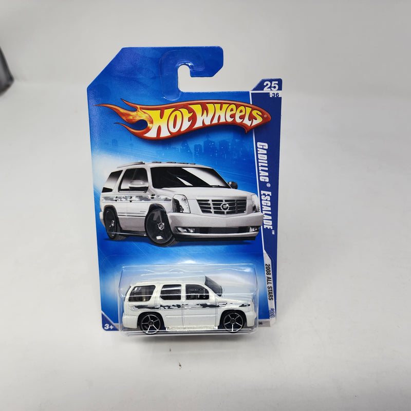 Cadillac Escalade * WHITE * Hot Wheels 2008