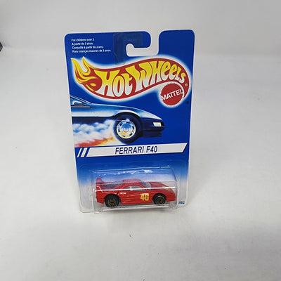 Ferrari F40 #13582 * Hot Wheels Blue Card International Card