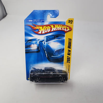 Chevy Silverado #20 * BLACK * Hot Wheels 2007