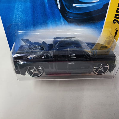 Chevy Silverado #20 * BLACK * Hot Wheels 2007