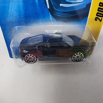 Audi R8 #3 * Black w/ 10sp Rims * Hot Wheels 2008