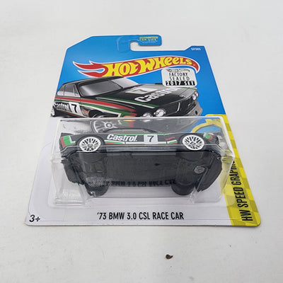 '73 BMW 3.0 CSL Race Car * Black * Hot Wheels 2017 w/ Factory Set Holo