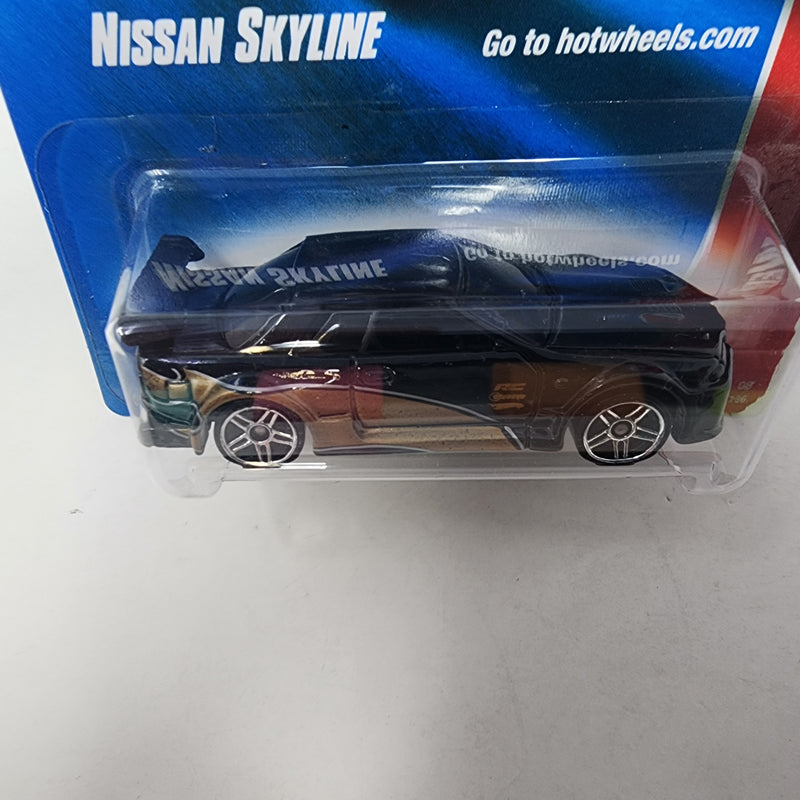 Nissan Skyline * Black/Brown * Hot Wheels 2008