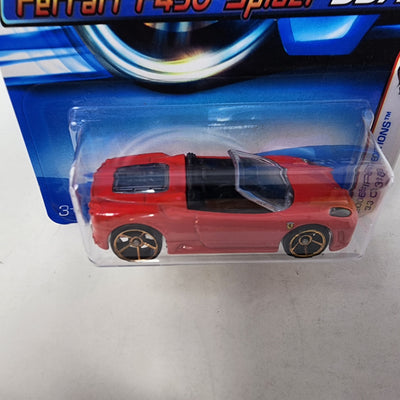 Ferrari F430 Spider #33 * RED w/ FTE Rims * Hot Wheels 2006
