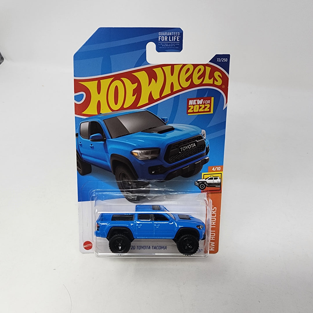 20 Toyota Tacoma #72 * Blue * Hot Wheels 2012 – Wheelcollectors LLC