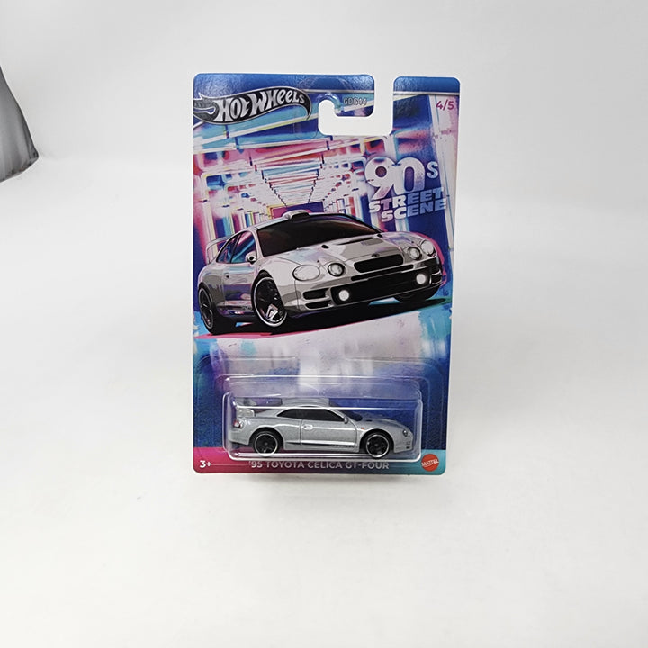 95 Toyota Celica GT-Four * Silver * Hot Wheels 90s Street