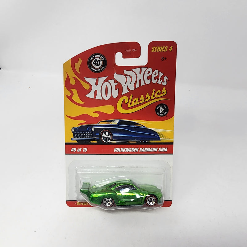 Volkswagen Karmann Ghia * Green * Hot Wheels Classics