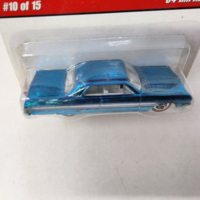 '64 Impala #10 * Ice Blue * Hot Wheels Classics