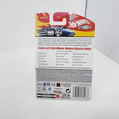 Buick Grand National #8 * Blue * Hot Wheels Modern Classics