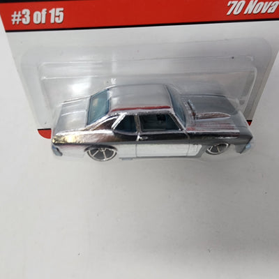 '70 Nova #3 * Chrome * Hot Wheels Modern Classics