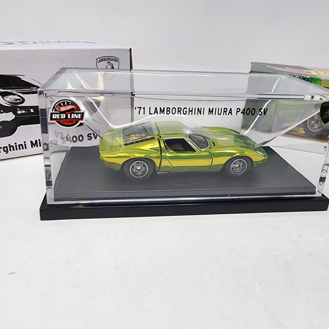 71 Lamborghini Miura P400 SV * Hot Wheels Red Line Club RLC