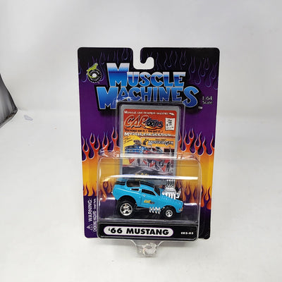 66 Mustang * Blue * Muscle Machines – Wheelcollectors LLC