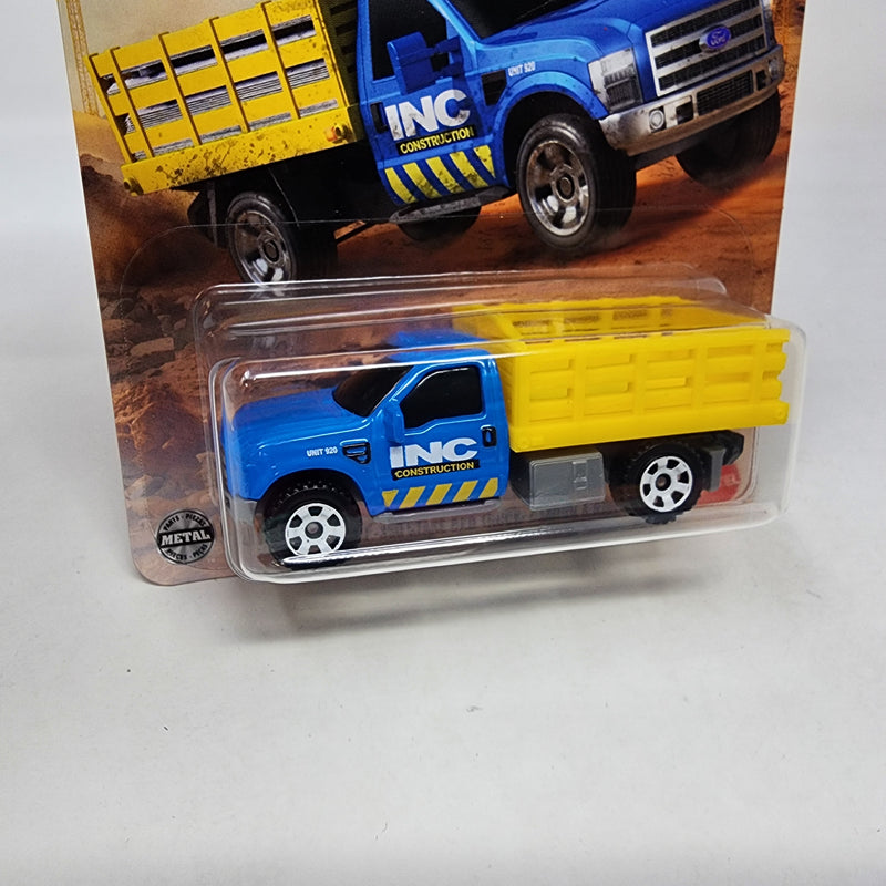 Ford F350 Stake Bed Truck * Blue * 2025 Matchbox Basic Mainline Case G