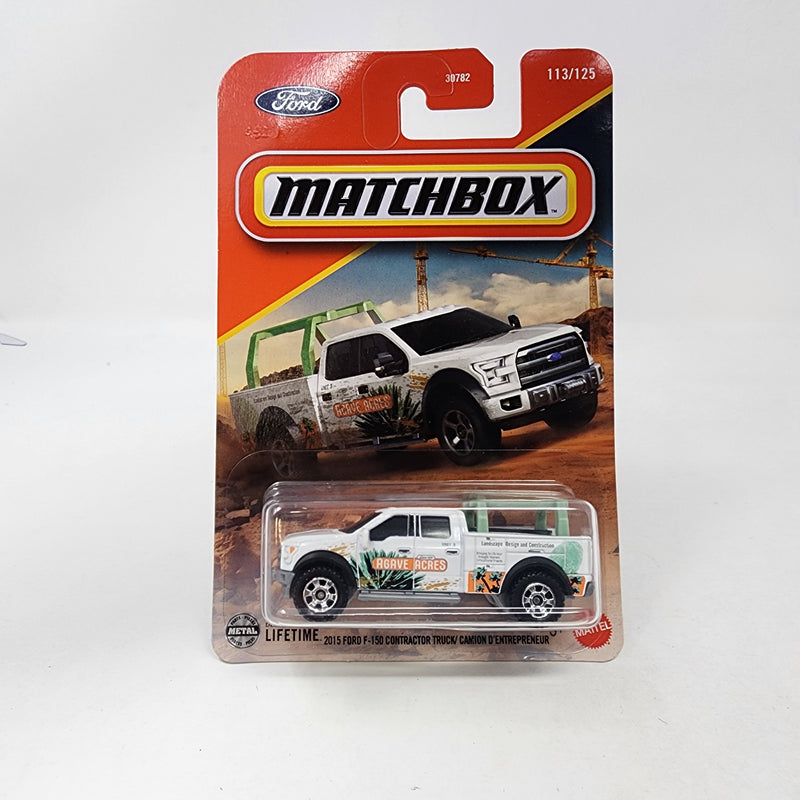 2015 F-150 Contractor Truck * White * 2025 Matchbox Basic Mainline Case G