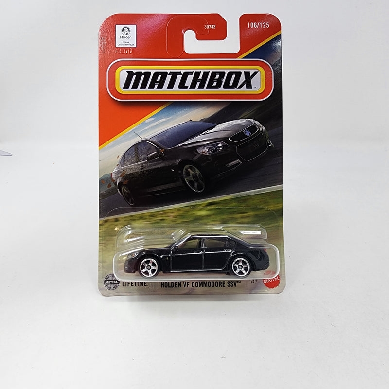 Holden VF Commodore SSV * Black * 2025 Matchbox Basic Mainline Case G