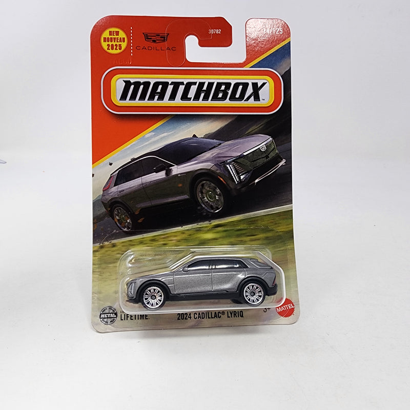 2024 Cadillac LYRIQ * Silver * 2025 Matchbox Basic Mainline Case G
