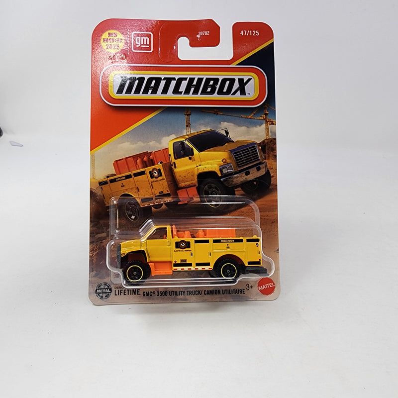 GMC 3500 Utility Truck * 2025 Matchbox Basic Mainline Case G