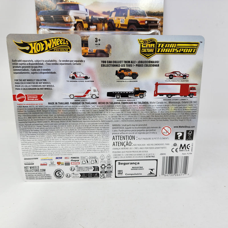 NEW! Complete 3 Car Set Case G * 2025 Hot Wheels Team Transport FJ Crusier, Honda, Duster