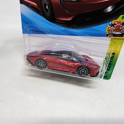 McLaren Speedtail #209 * Burgundy * 2025 Hot Wheels  NEW! L Case