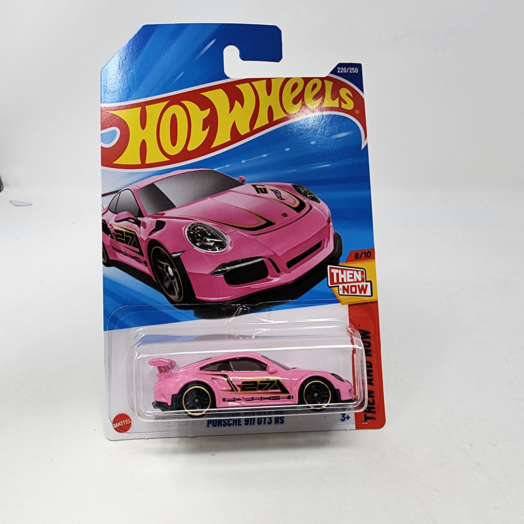 Porsche 911 GT3 RS #220 PINK 2025 Hot Wheels NEW! L Case