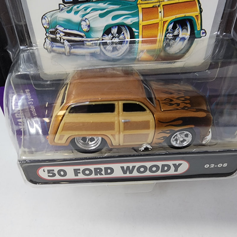 MUSCLE MACHINES 1:18 ’50 FORD WOODY ミニカー 50 Ford Woody * Brown * Muscle Machines – Wheelcollectors LLC
