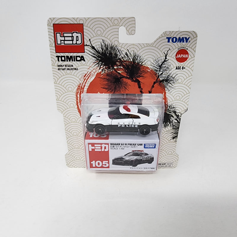 Nissan GT-R Police Car 105 * Tomica TOMY Diecast