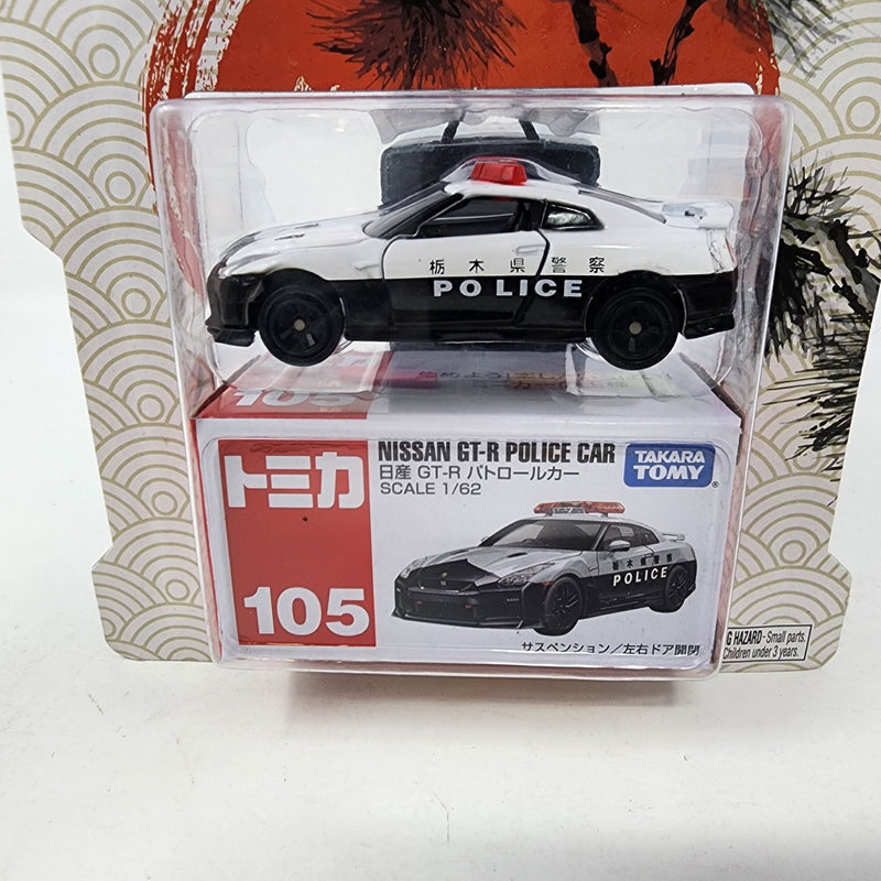 Nissan GT-R Police Car 105 * Tomica TOMY Diecast