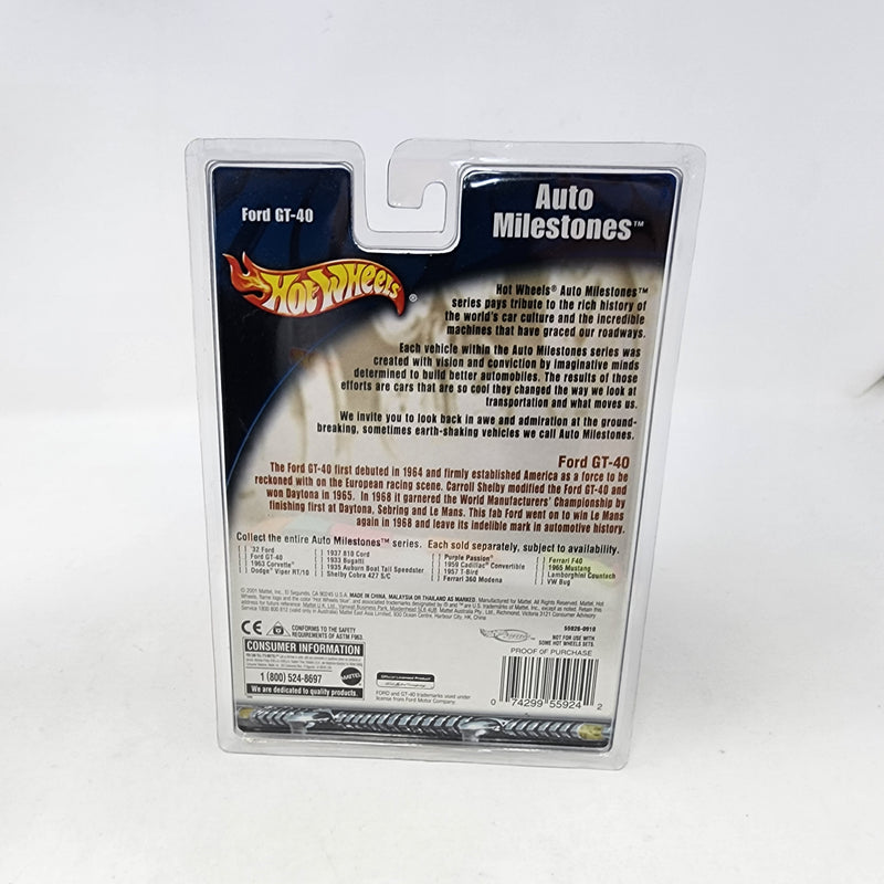 Ford GT-40 * Hot Wheels Auto Milestones