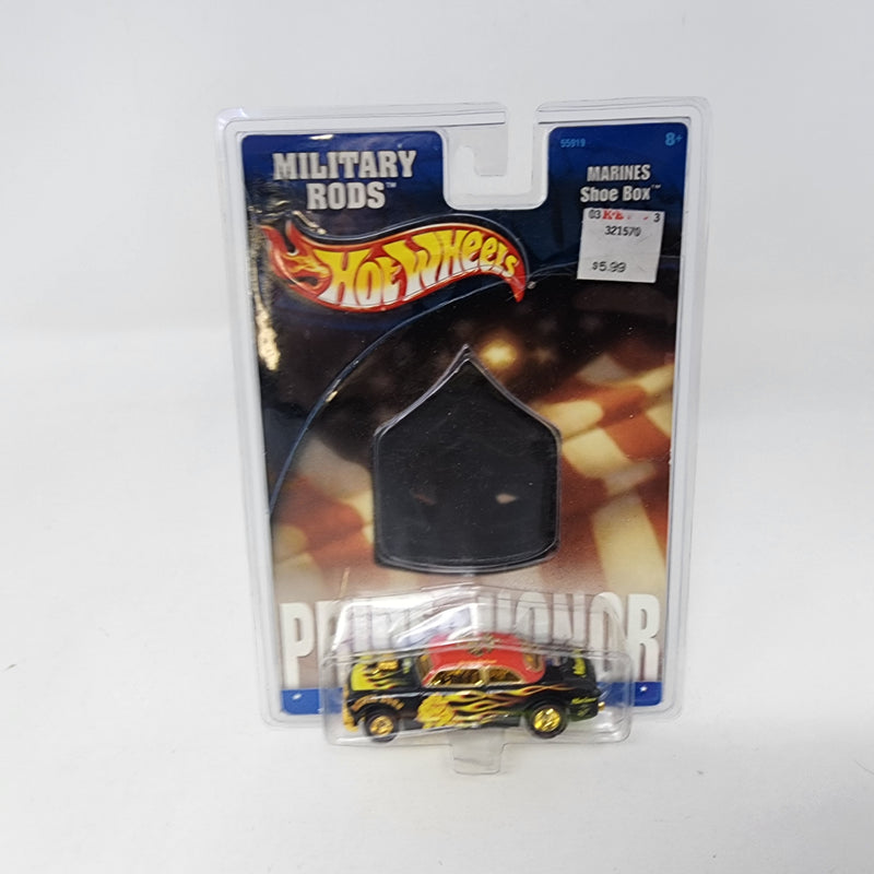 Shoe Box Marines * Hot Wheels Military Rods