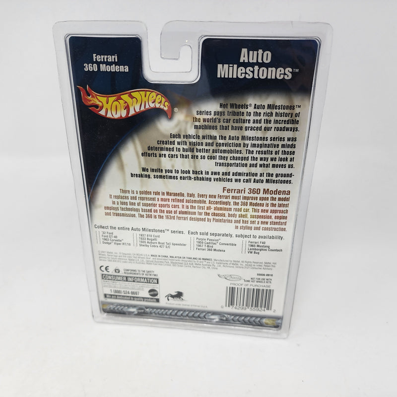 Ferrari 360 Modena * Hot Wheels Auto Milestones