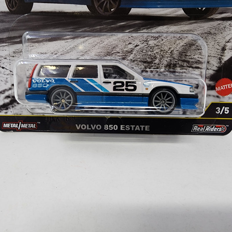 Volvo 850 Estate * White/Blue * Hot Wheels Car Culture FAST WAGONS