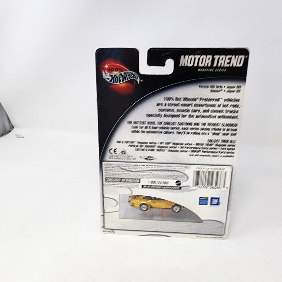 Porsche 930 Turbo * YELLOW * Hot Wheels 100% Motor Trend