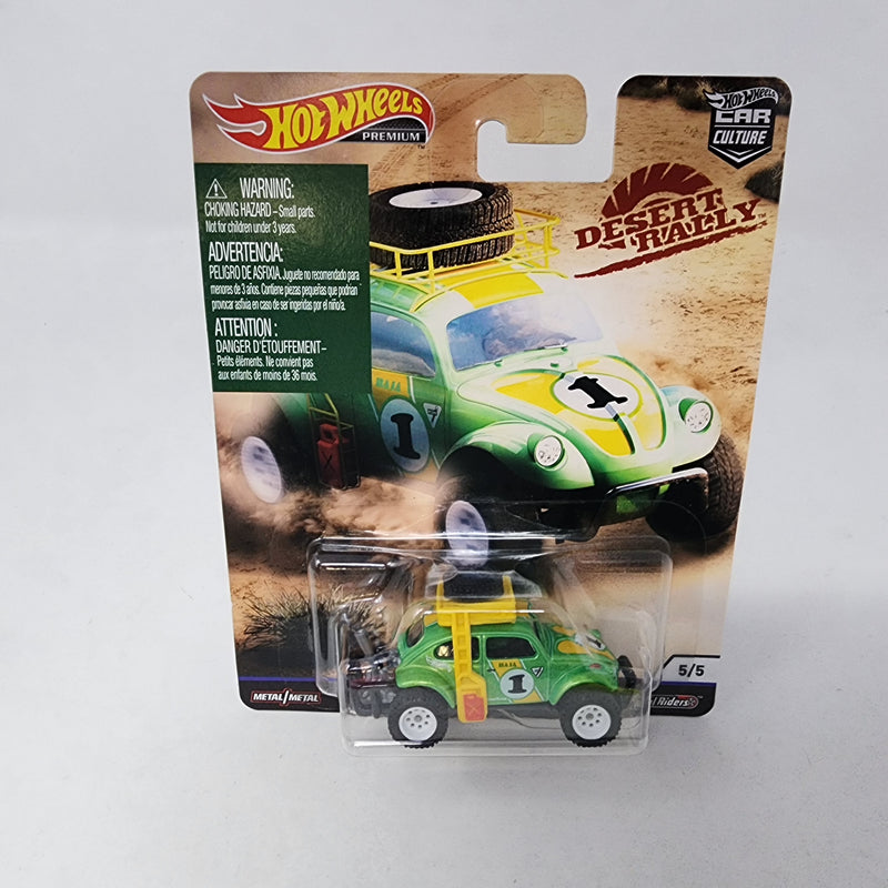 Volkswagen Baja Bug * Green * Hot Wheels Car Culture Desert Rally