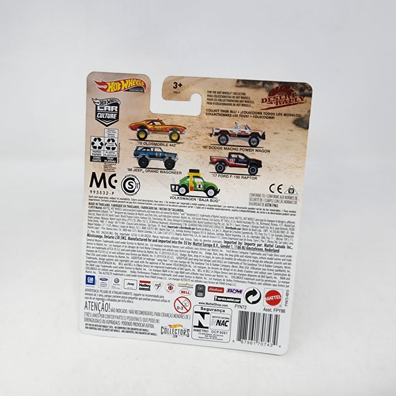 Volkswagen Baja Bug * Green * Hot Wheels Car Culture Desert Rally