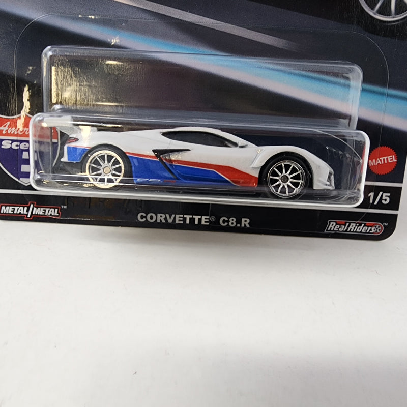 Corvette C8.R * White * Hot Wheels Car Culture American Scene