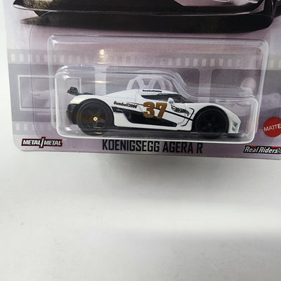 Koenigsegg Agera R Gumball 3000 * Hot Wheels Premium Retro Entertainment