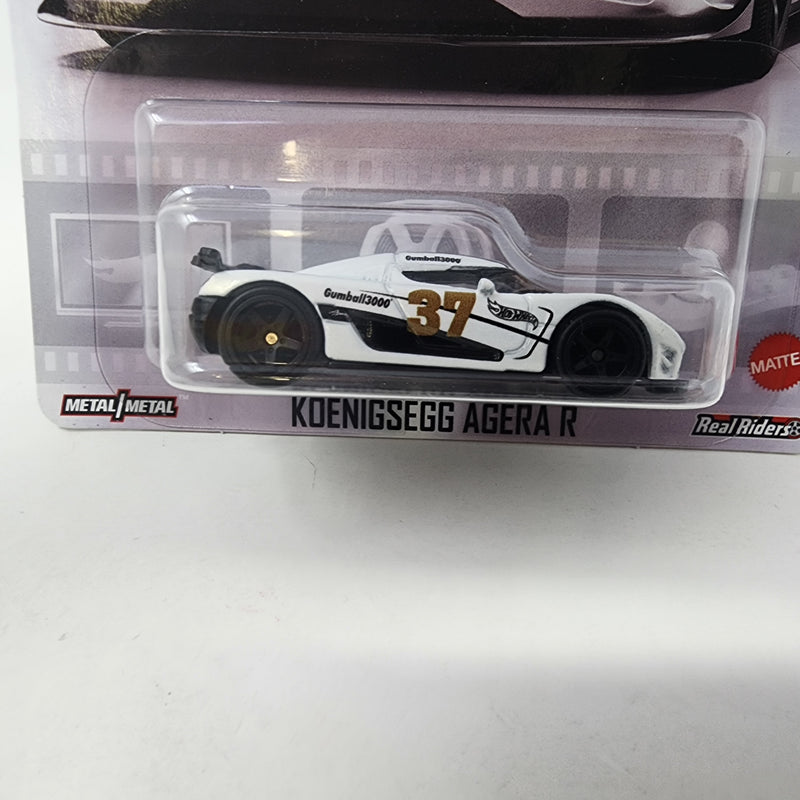 Koenigsegg Agera R Gumball 3000 * Hot Wheels Premium Retro Entertainment